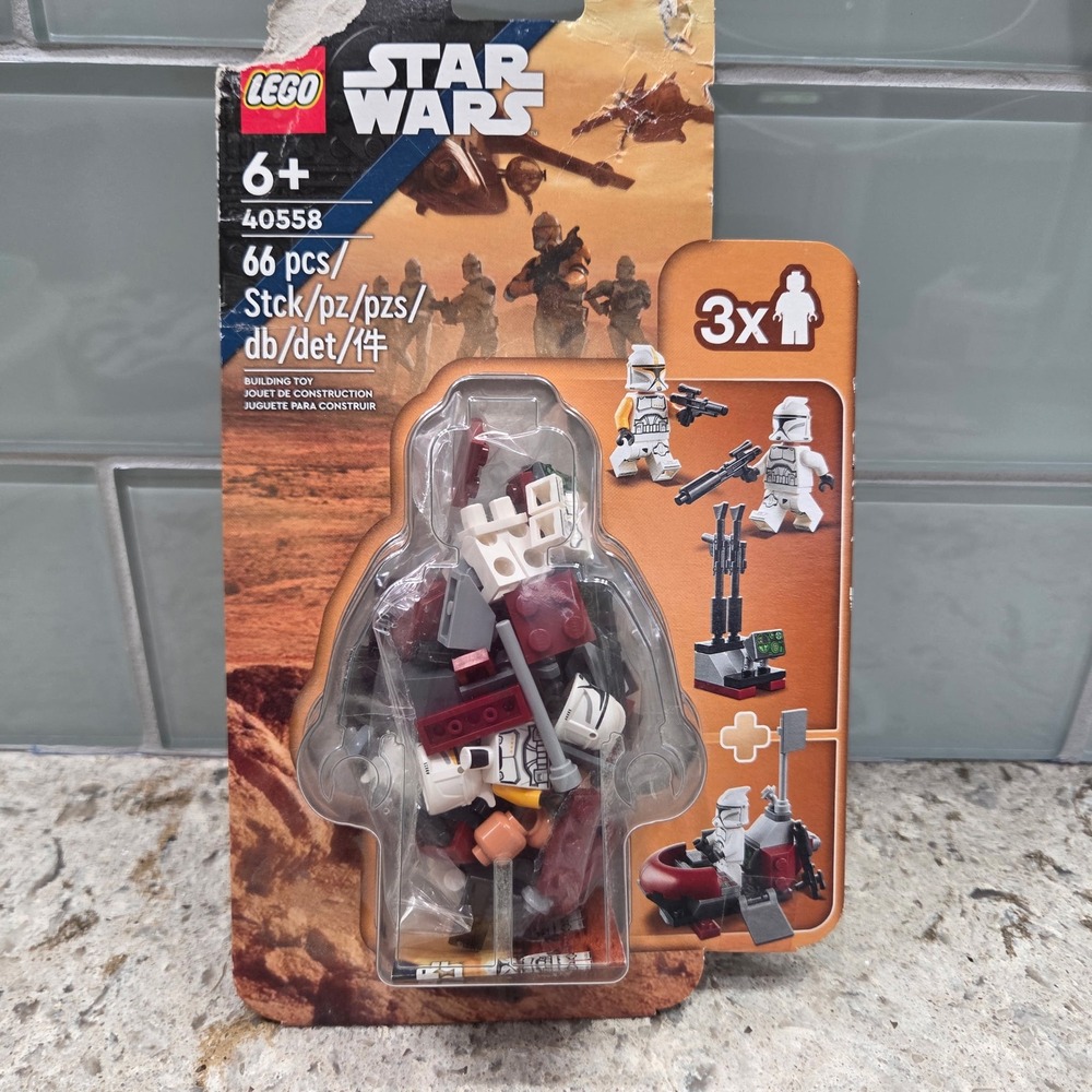 NEW LEGO‎ Star Wars Clone Trooper Accessory Pack 40558 Minifigure Set 66pcs
